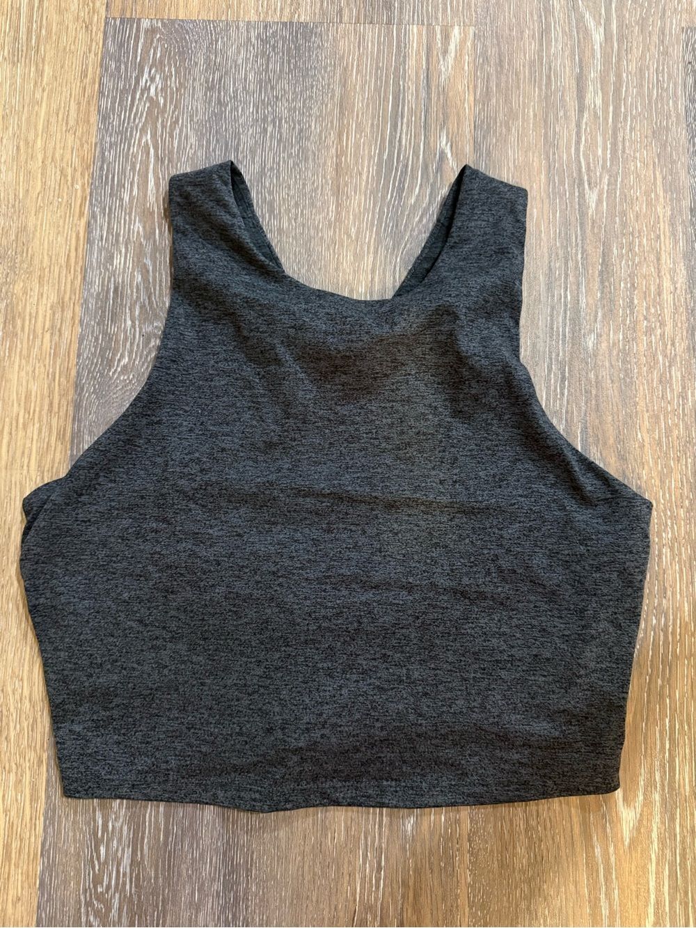 Kyodan Charcoal Gray Activewear Top sports bra with Logo